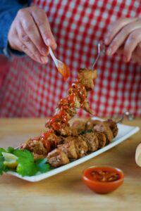 PINCHITO MORUNO – TRADITIONAL SPICED PORK MEAT GRILLED SKEWERS